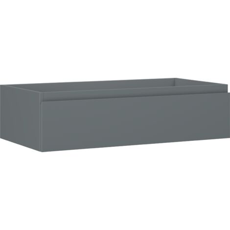 Mexen Orio Badezimmerschrank unter Waschbecken 90 cm, 1 Schublade, matt Graphit - 91A10-09023-1-BF66