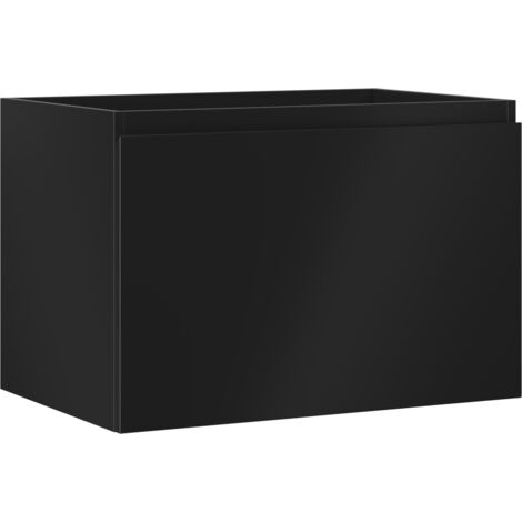 Mexen Orio Badezimmerunterschrank 70 cm, 1 Schublade, schwarz matt - 91A10-07047-1-BF71
