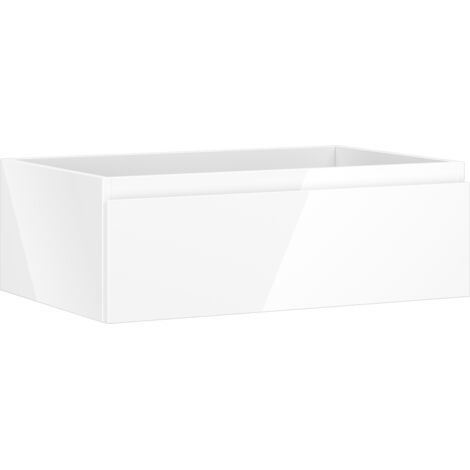 Mexen Orio meuble de salle de bain sous-lavabo 70 cm, 1 tiroir, blanc brillant - 91A10-07023-1-BF00