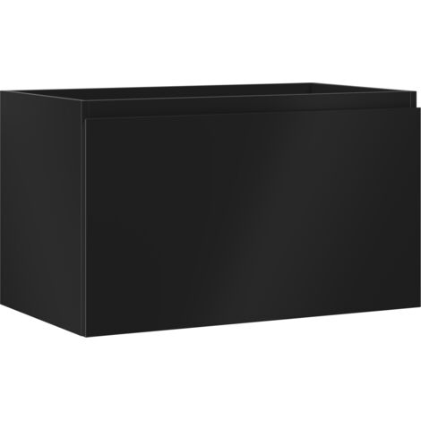 Mexen Orio meuble de salle de bain sous lavabo 80 cm, 1 tiroir, noir mat - 91A10-08047-1-BF71