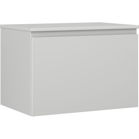 Mexen Orio meuble de salle de bain sous-vasque 70 cm avec plan, 1 tiroir, gris mat - 91A10-07047-1-BFC62
