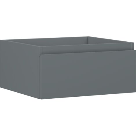 Mexen Orio meuble sous-lavabo 50 cm, 1 tiroir, graphite mat- 91A10-05023-1-BF66