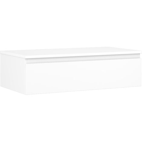 Mexen Orio meuble sous-lavabo 90 cm avec plateau, 1 tiroir, blanc mat - 91A10-09023-1-BFC01