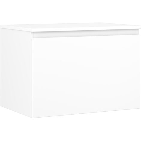 Mexen Orio mobile da bagno sottolavabo 70 cm con piano, 1 cassetto, bianco opaco - 91A10-07047-1-BFC01