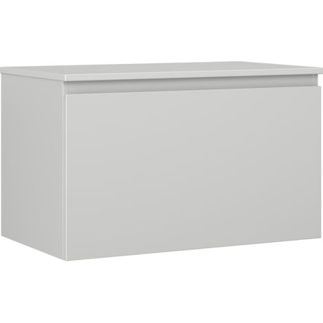 Mexen Orio mobile da bagno sottolavabo 80 cm con piano, 1 cassetto, grigio opaco - 91A10-08047-1-BFC62