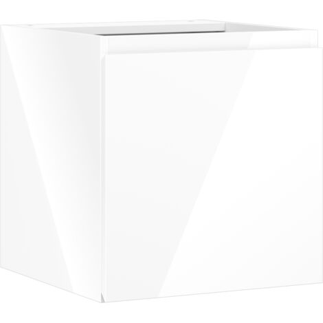 Mexen Orio mobiletto da bagno sottolavabo 45 cm, 1 porta, bianco lucido - 91A11-04547-1-BF00