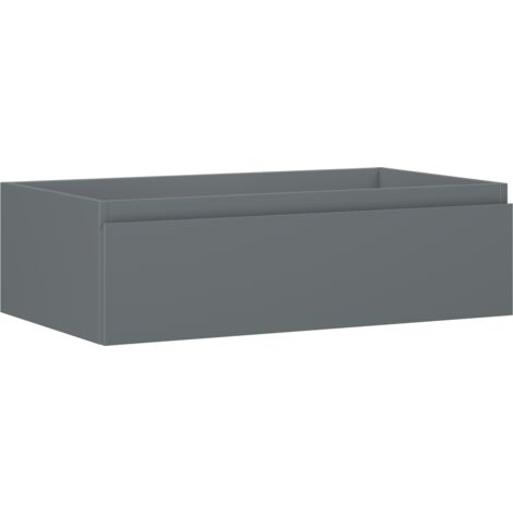 Mexen Orio mobiletto da bagno sottolavabo 80 cm, 1 cassetto, grafite opaco - 91A10-08023-1-BF66