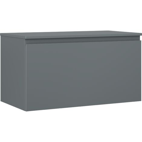 Mexen Orio mobiletto da bagno sottolavabo 90 cm con piano, 1 cassetto, grafite opaco - 91A10-09047-1-BFC66