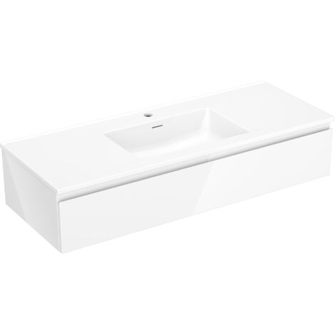 Mexen Orio mueble de ba帽o 120 cm con lavabo Otis, 1 caj贸n, blanco brillante - 91A10-12023-1-BF00-W18M00