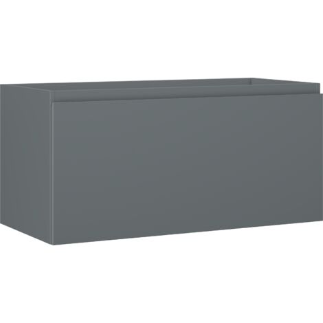 Mexen Orio mueble de ba帽o bajo lavabo 100 cm, 1 caj贸n, grafito mate - 91A10-10047-1-BF66