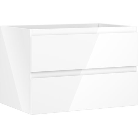 Mexen Orio mueble de ba帽o bajo lavabo 70 cm, 2 cajones, blanco brillo - 91A10-07047-2-BFF00