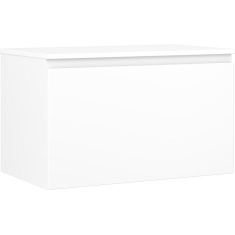 Mexen Orio mueble de ba帽o bajo lavabo 80 cm con encimera, 1 caj贸n, blanco mate - 91A10-08047-1-BFC01