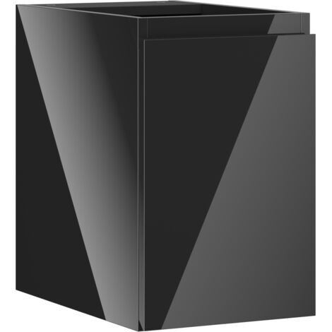 Mexen Orio mueble de ba帽o bajo lavabo de 30 cm, 1 puerta, negro brillante - 91A11-03047-1-BF70