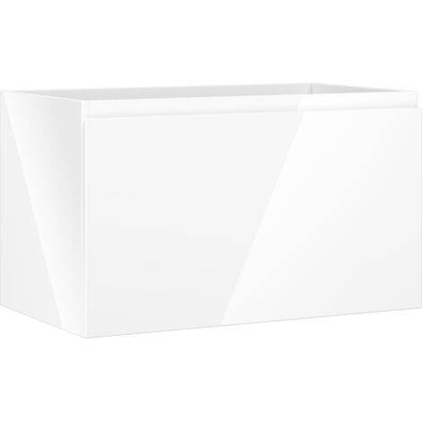 Mexen Orio mueble de ba帽o bajo lavabo de 80 cm, 1 caj贸n, blanco brillo - 91A10-08047-1-BF00