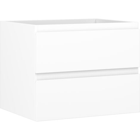 Mexen Orio mueble de ba帽o para lavabo 60 cm, 2 cajones, blanco mate - 91A10-06047-2-BFF01