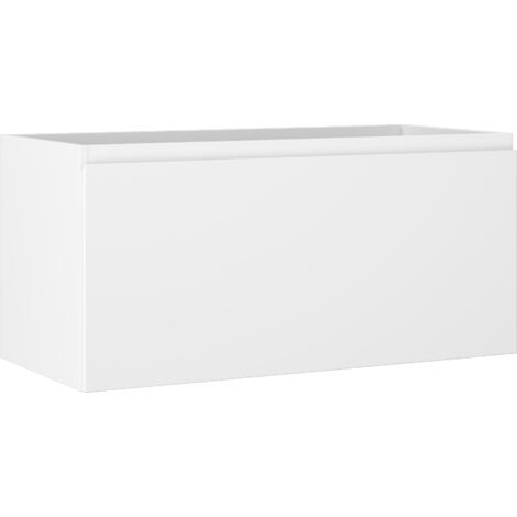 Mexen Orio mueble de ba帽o para lavabo de 100 cm, 1 caj贸n, blanco mate - 91A10-10047-1-BF01