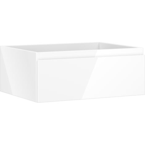 Mexen Orio Waschbeckenschrank 60 cm, 1 Schublade, weiß glänzend - 91A10-06023-1-BF00