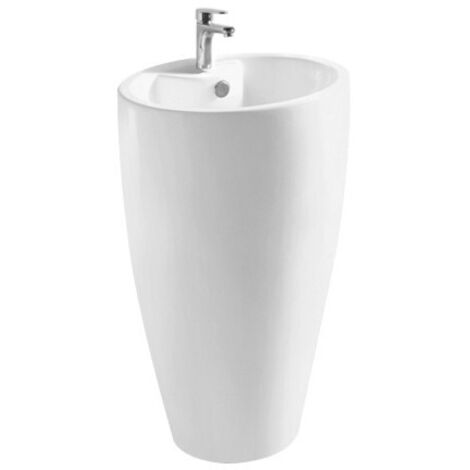 Mexen Orkla freistehendes Waschbecken 50 x 38 cm, weiß - 26065000