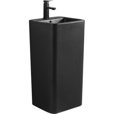 Mexen Otra lavabo autoportant 40 x 40 cm, noir mat - 26034070
