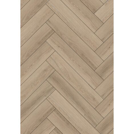 Mexen Palmdale panneaux en vinyle chevrons 635 x 127 mm SPC 6,5 mm, sous-couche IPEX 1,5 mm, 4 V-Joint, Chêne - F1180-0635-127-