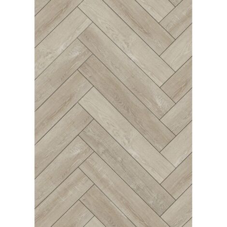 Mexen Parker échantillon de panneaux vinyles sapin 635 x 127 mm SPC 6,5 mm, sous-couche IPEX 1,5 mm, 4 V-Fuge, Chêne - F1166-S