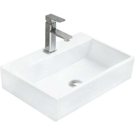 Mexen Paula lavabo da appoggio 53 x 36 cm, bianco - 21935300
