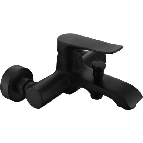 Mexen Pecos grifo de ba帽era, negro - 72730-70