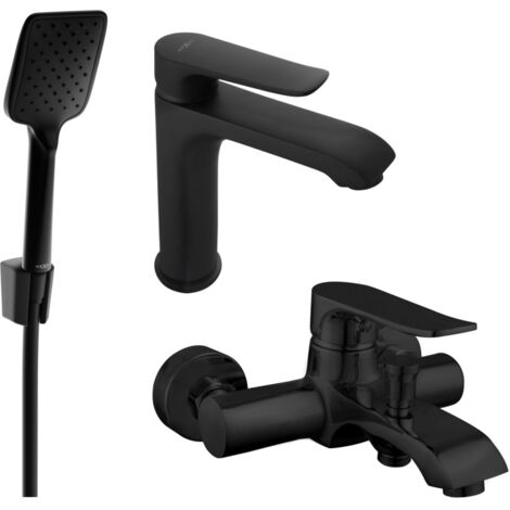 Mexen Pecos R62 set bagno, nero - 72703R62-70