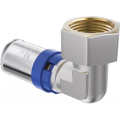 Mexen PEX-P conexi贸n media, codo prensado, prensado PEX 16 x 1/2 GW - W97136-1612F-00