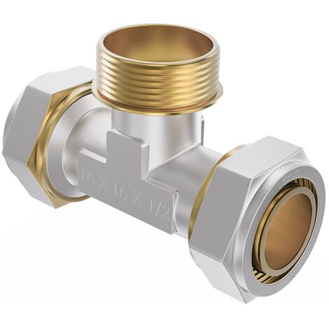 Mexen PEX-S Té à compression PEX 25 x 1 GZ x 25 - W97233-2510M25-00