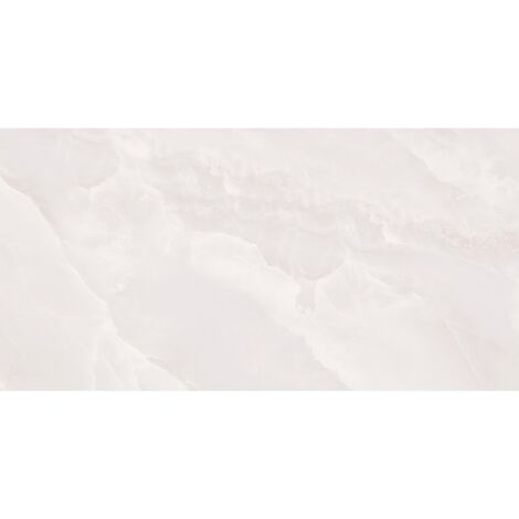 Mexen Polano White glasierte rektifizierte Gresfliese G1, Boden- und Wandfliese 120 x 60 cm, glänzend - TL108-120-060-04