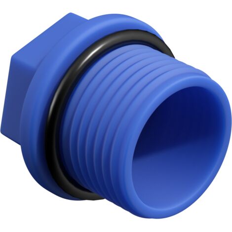 Mexen PPR bouchon court pour tests 3/4 GZ bleu - W97343-34-00