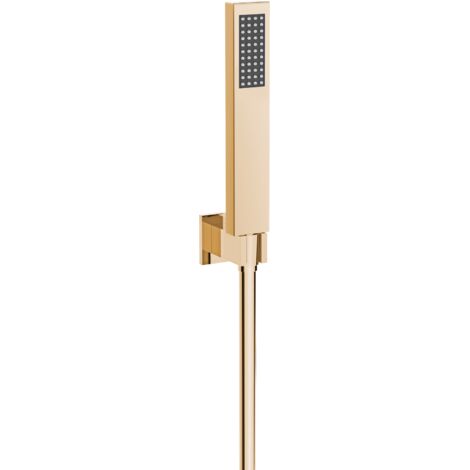 Mexen R-02 Kopfbrausegarnitur mit Regenbrause und Thermostatmischer, Rosa Gold - 785005050-60