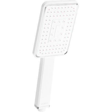 Mexen R-54 alcachofa de ducha de 1 funci贸n, blanca/cromo - 79554-21