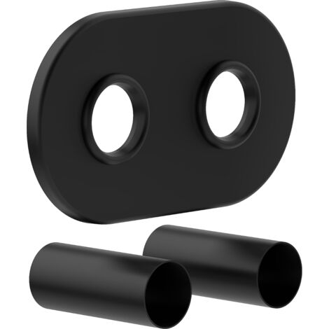Mexen R ensemble cache double pour radiateur, noir - W905-000-70