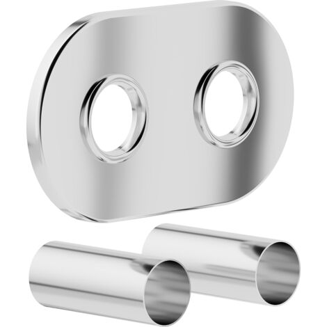 Mexen R kit de masquage double pour radiateur, chromé - W905-000-01