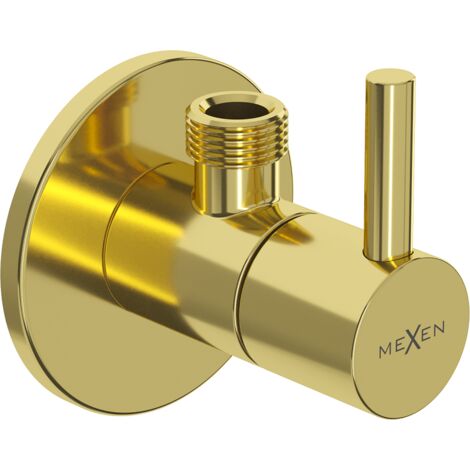 Mexen R2 vanne d'angle pour robinet 1/2"x3/8", doré - 79972-50