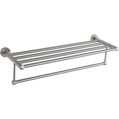 Mexen Remo estante para toalla, n铆quel cepillado - 7050720-97