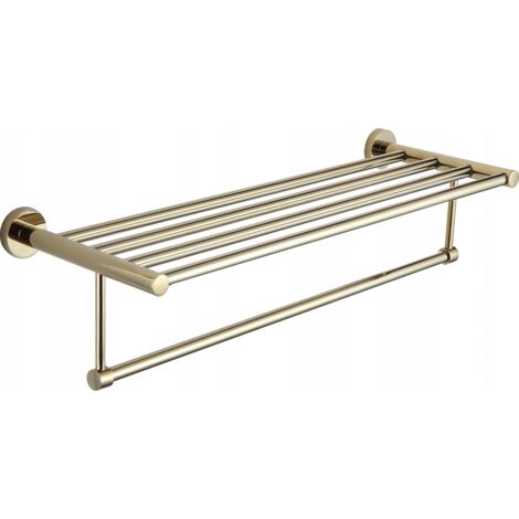 Mexen Remo mensola per asciugamani, oro - 7050720-50