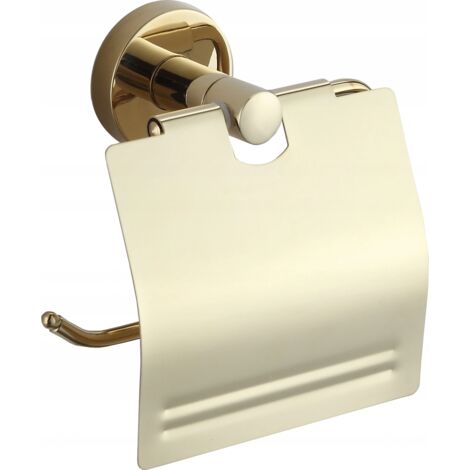 Mexen Remo soporte para papel higi茅nico, dorado - 7050733-50