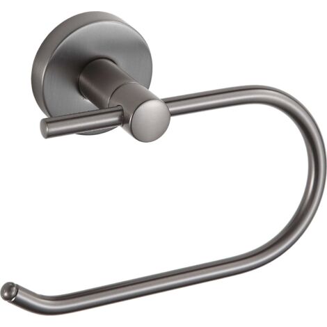 Mexen Remo soporte para papel higi茅nico, gris arma cepillado - 70507333-66