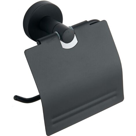 Mexen Remo soporte para papel higi茅nico, negro - 7050733-70