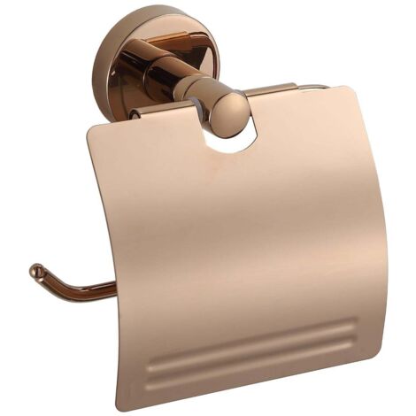 Mexen Remo soporte para papel higi茅nico, oro rosa - 7050733-60