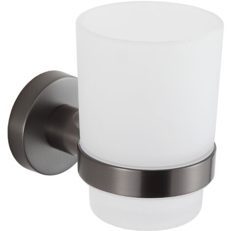 Mexen Remo Zahnputzbecher, gebürstetes Gun Gray - 7050738-66