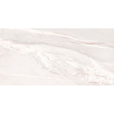 Mexen Resh Bianco campione di gres smaltato rett. G1, piastrella da pavimento e parete 120 x 60 cm, lucido - TL143-00-S