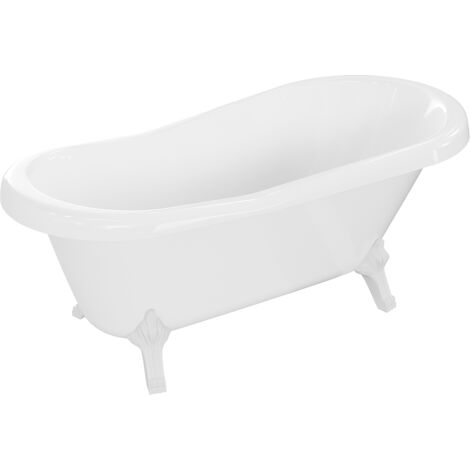 Mexen Retro ba帽era exenta 150 x 73 cm, blanca, patas blancas - 53251507300-20