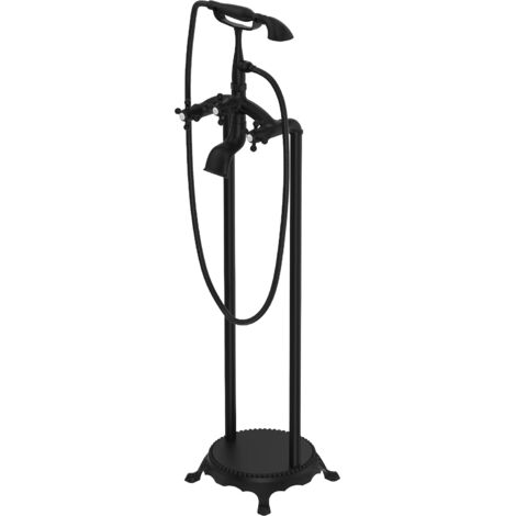 Mexen Retro miscelatore da bagno autoportante, nero - 75933-70