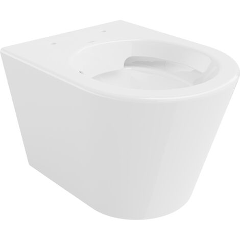 Mexen Rico inodoro sin reborde, blanco brillo - 3372XX00