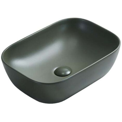 Mexen Rita lavabo da appoggio 45 x 32 cm, kaki opaco - 21084543