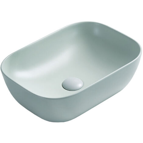 Mexen Rita lavabo sobre encimera 45 x 32 cm, menta mate - 21084546